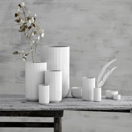PORCELÁNOVÁ VÁZA LYNGBY BÍLÁ / 10 cm