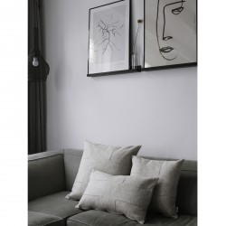 VLNĚNÝ POVLAK NA POLŠTÁŘ HAMBURG BEIGE / 50x50 cm