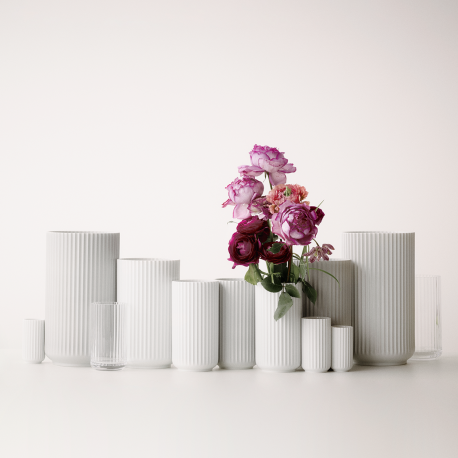 PORCELÁNOVÁ VÁZA LYNGBY BÍLÁ / 12 cm