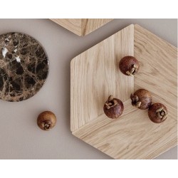 DŘEVĚNÝ PODNOS BLOMUS HEXA / M