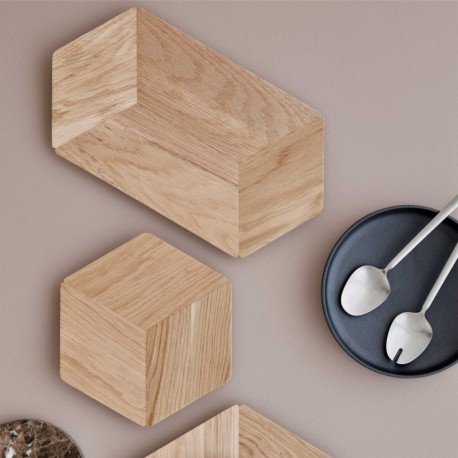 DŘEVĚNÝ PODNOS BLOMUS HEXA / L