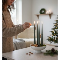 ADVENTNÍ SVÍCEN GRANHAMMAR BÍLÝ