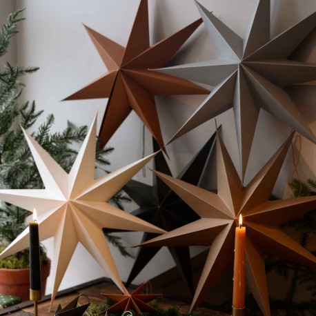 PAPÍROVÁ HVĚZDA BROSTE NATURAL / 50 cm