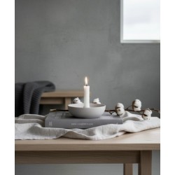 KERAMICKÝ SVÍCEN LIDATORP SVĚTLE ŠEDÝ