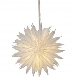 VÁNOČNÍ HVĚZDA WINTER WHITE / 40 cm
