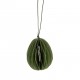 PAPÍROVÉ VAJÍČKO DJUMDALEN - OLIVOVĚ ZELENÉ