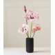 PORCELÁNOVÁ VÁZA LYNGBY ČERNÁ / 12 cm
