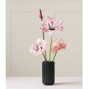 PORCELÁNOVÁ VÁZA LYNGBY ČERNÁ / 12 cm